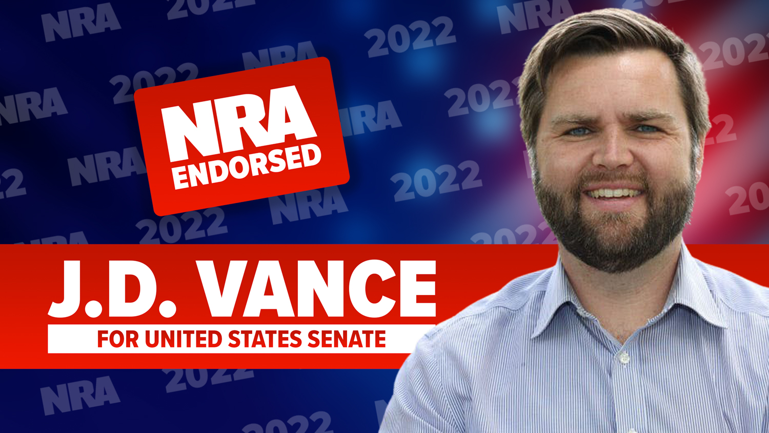 NRAPVF Vote Freedom First. Vote J.D. Vance for U.S. Senate!