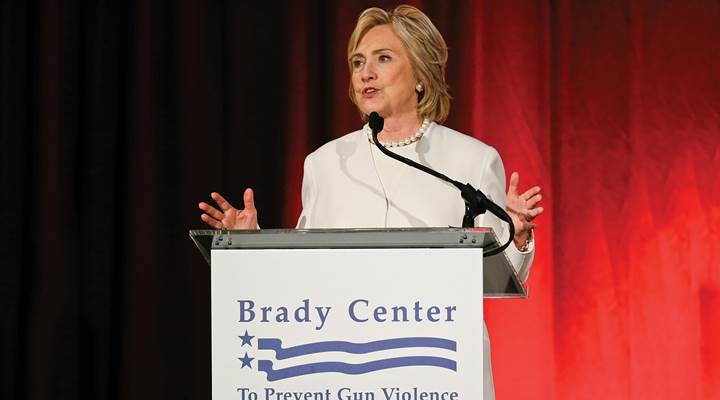 Anti-Gunners Endorse Hillary Clinton for President