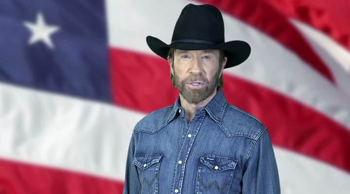 Chuck Norris' Top 10 Reasons to Register to Vote