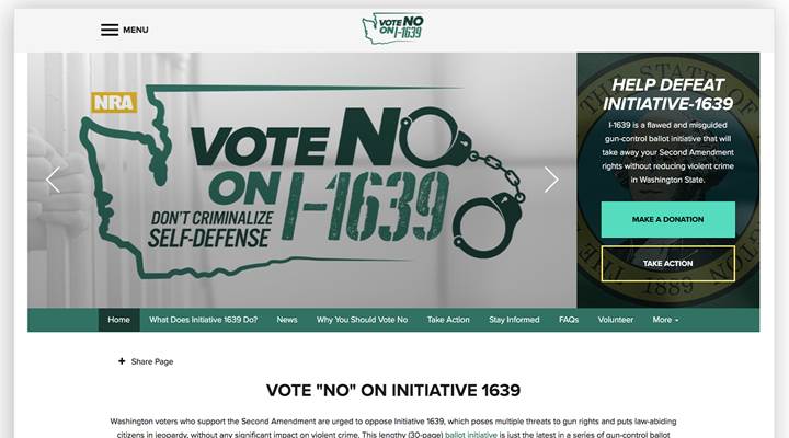 NRA Launches Initiative1639.org Website