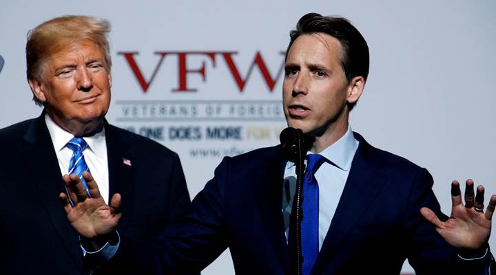 NRA Endorses Hawley for U.S. Senate in Missouri