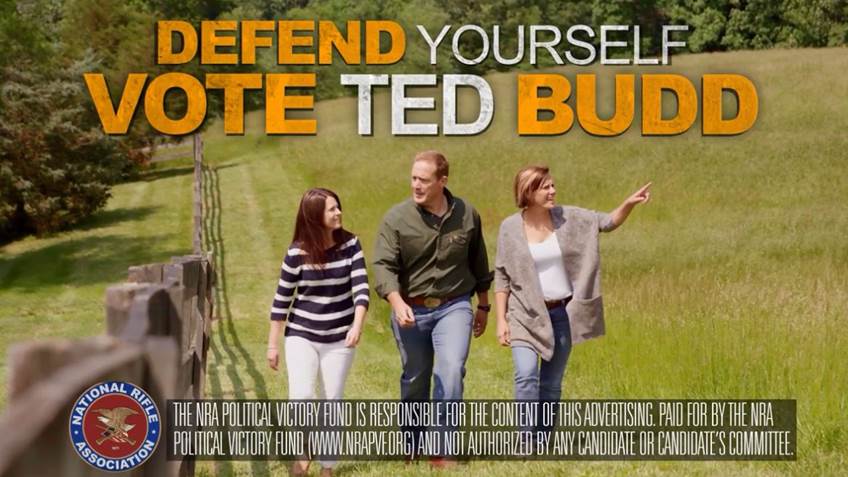 NRA Launches Ad Campaign for Ted Budd in North Carolina