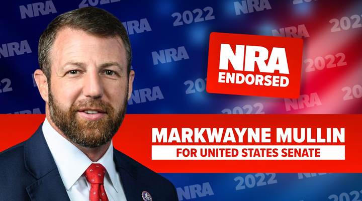 Vote Freedom First. Vote Markwayne Mullin for U.S. Senate!