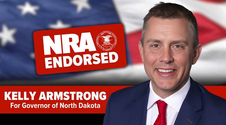NRA’s Political Victory Fund Endorses Kelly Armstrong in the North Dakota Gubernatorial Primary